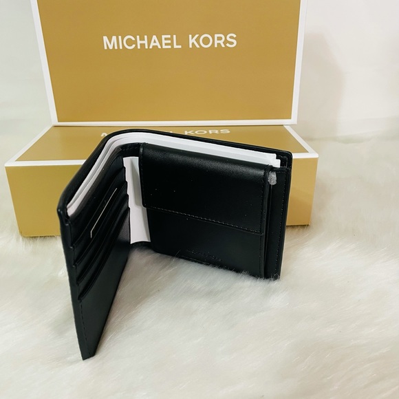 NWT Michael Kors black Cooper Billfold Wallet - Picture 7 of 9